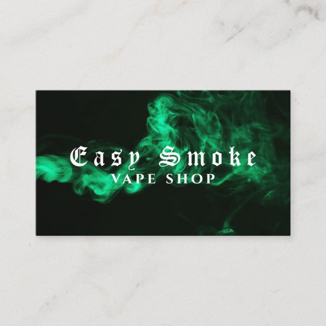 Corolful Smoke Vape Shop Business Card (Front)