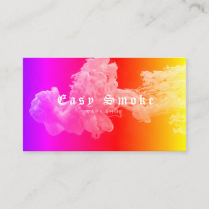 Corolful Smoke Vape Shop Business Card