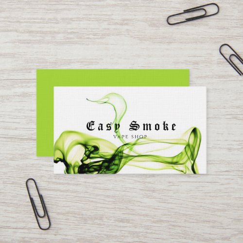 Corolful Smoke Vape Shop Business Card