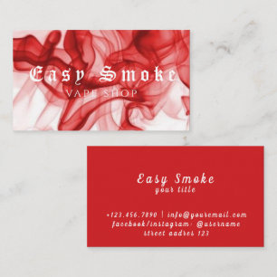 Corolful Smoke Vape Shop Business Card