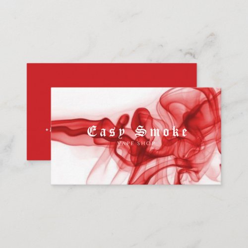 Corolful Smoke Vape Shop Business Card