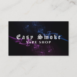 Corolful Smoke Vape Shop Business Card