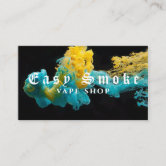 Smoke Shop Vape QR Code Business Card | Zazzle