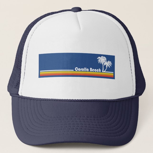 Corolla Beach North Carolina Trucker Hat (Front)