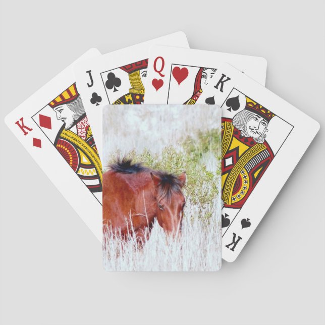 Corolla Horse Gifts Poker Cards (Back)
