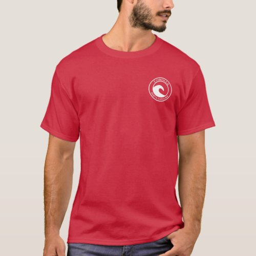 Corolla White Ocean Wave Circle Design T_Shirt
