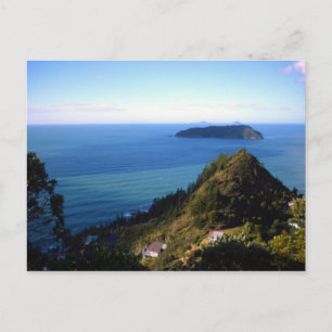 Coromandel New Zealand top of Mt Paku Tairua Postcard