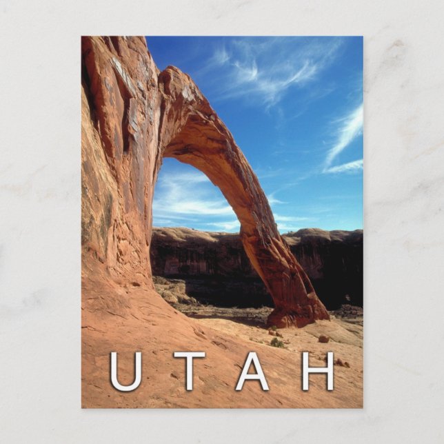 Corona Arch, Moab Area, Utah Postcard (Front)