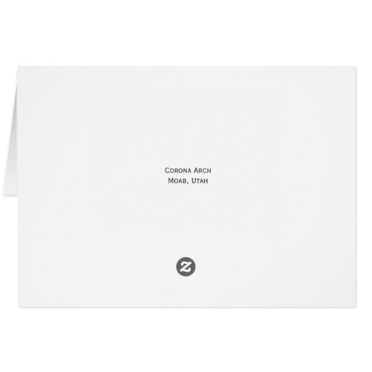 Corona Arch, Moab Utah (Back Horizontal)