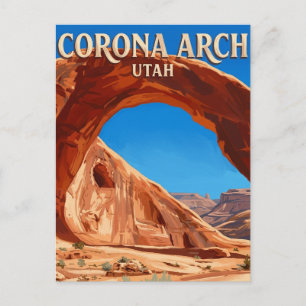 Corona Arch Moab Utah Postcard
