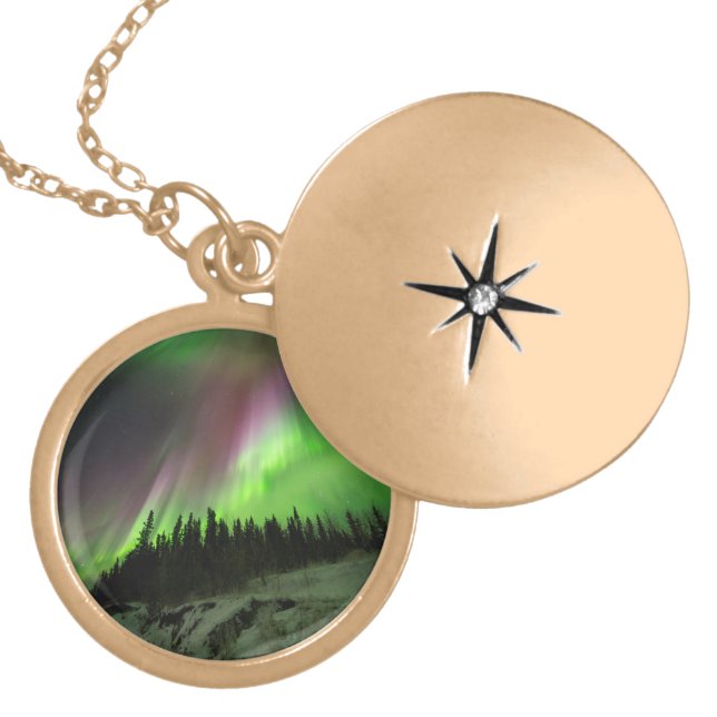 Corona Aurora Gold Plated Necklace (Front)