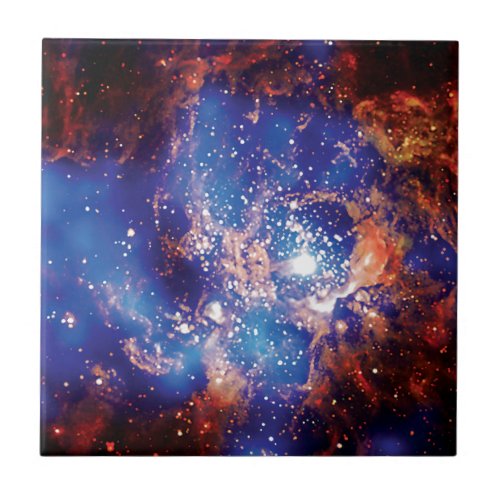 Corona Australis Coronet Star Cluster Space Photo Ceramic Tile