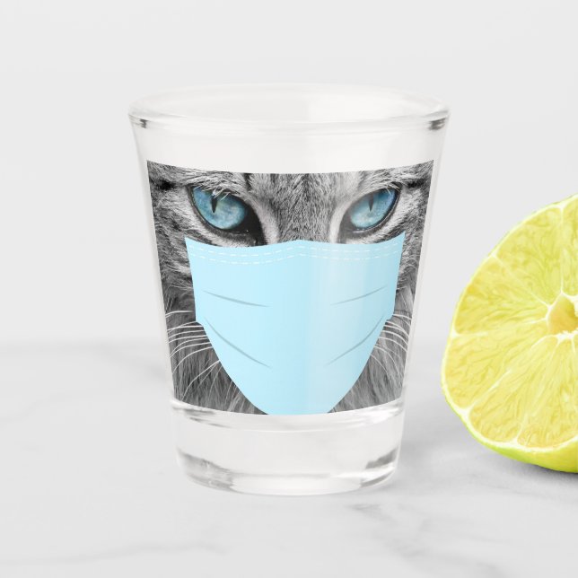 Corona cat shot glass (Front)
