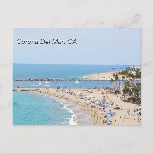 Corona Del Mar CA Postcard