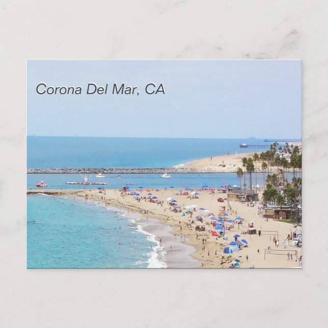 Corona Del Mar, CA Postcard (Front)