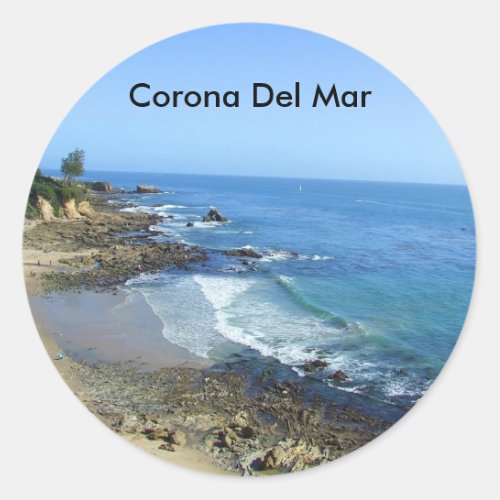 Corona Del Mar California Beach Stickers