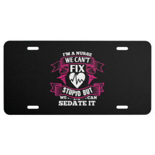 Corona Nurses - America's Nurses License Plate