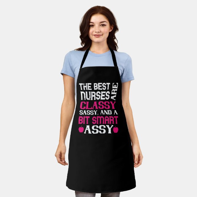 Corona Nurses - Best Nurses Are Classy Apron (Worn)