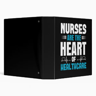 Corona Nurses - Heart Of Health Care 3 Ring Binder