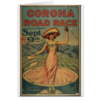 Corona Road Race Advertisement Cards