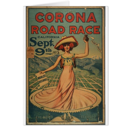 Corona Road Race Advertisement Cards (Front)