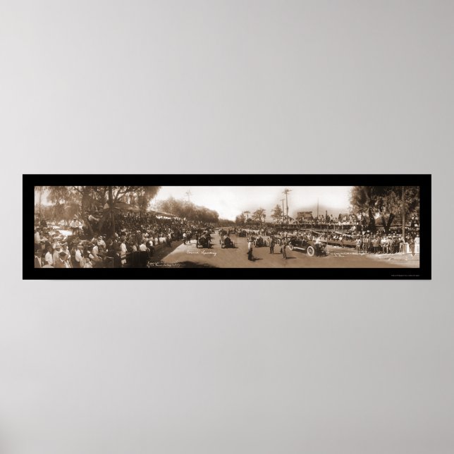 Corona Speedway Photo 1913 Poster (Front)