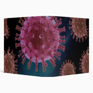 Corona Virus Microbiology 3 Ring Binder