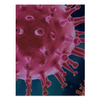 Corona Virus Microbiology Postcard