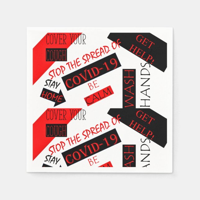 CORONA VIRUS NAPKINS (Front)