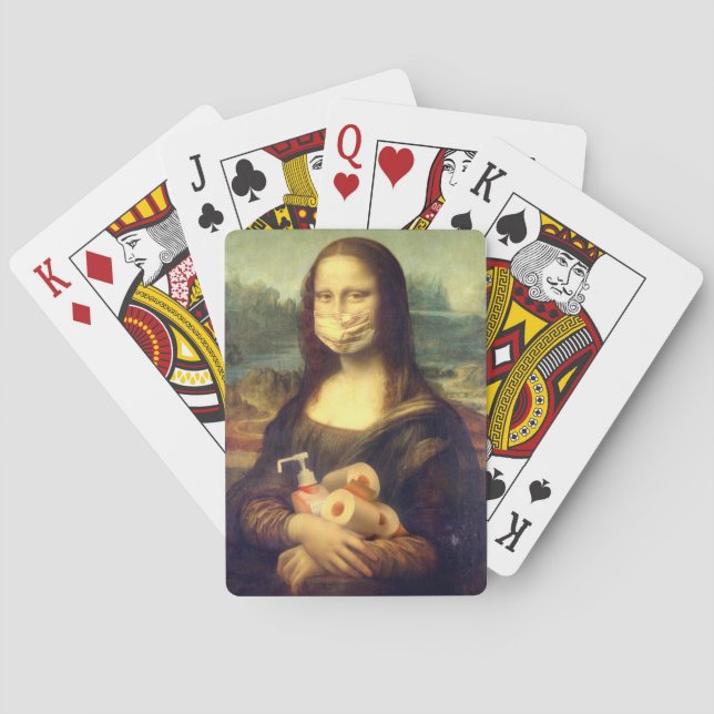 Corona Virus Portrait Poker Cards (Back)