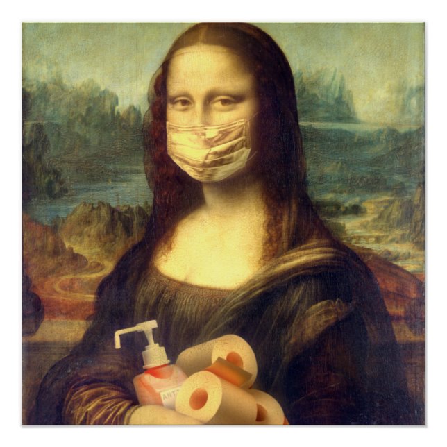 Corona Virus Portrait Poster (Front)