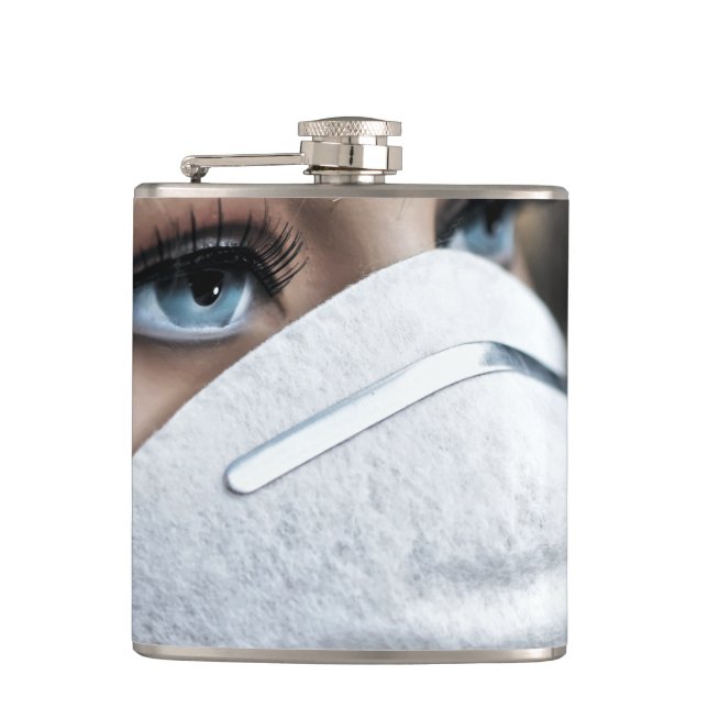 Corona Virus Protective Mask Flask (Front)
