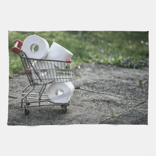 Corona Virus Protective Mask Kitchen Towel (Horizontal)