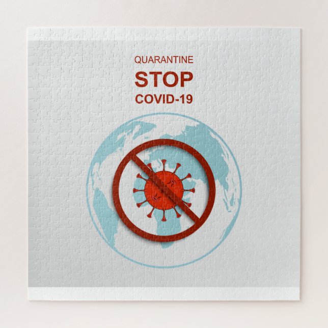 corona virus puzzle (Vertical)