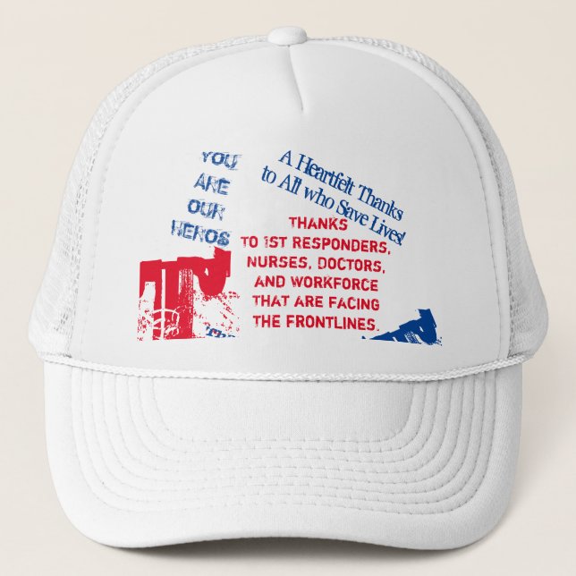 CORONA VIRUS TRUCKER HAT (Front)