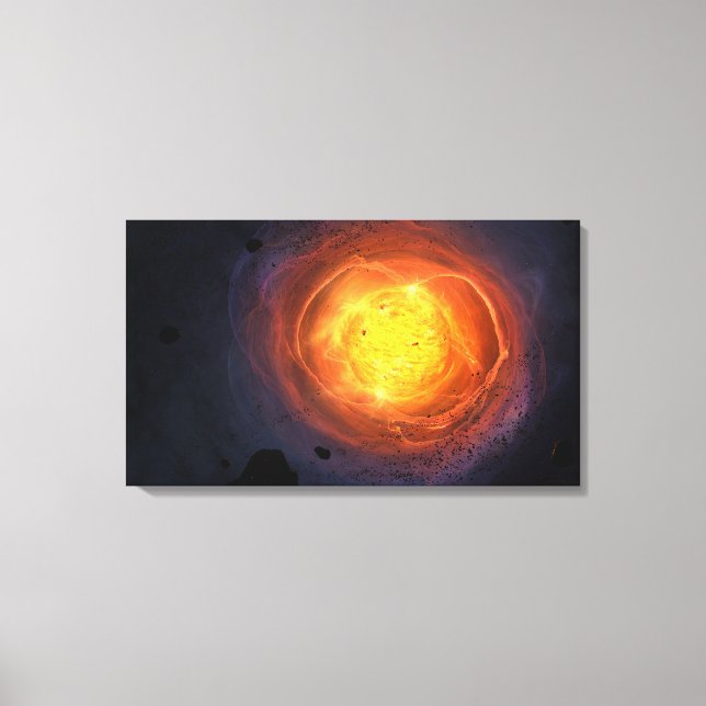 "Corona" Wrapped Canvas Print (Front)