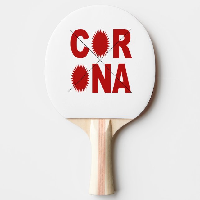 CORONA X Ping Pong Racket Paddle (Front)