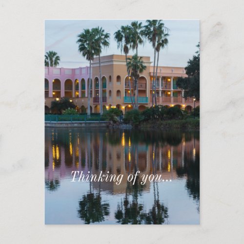 Coronada Springs Reflections Thinking Of You Postcard