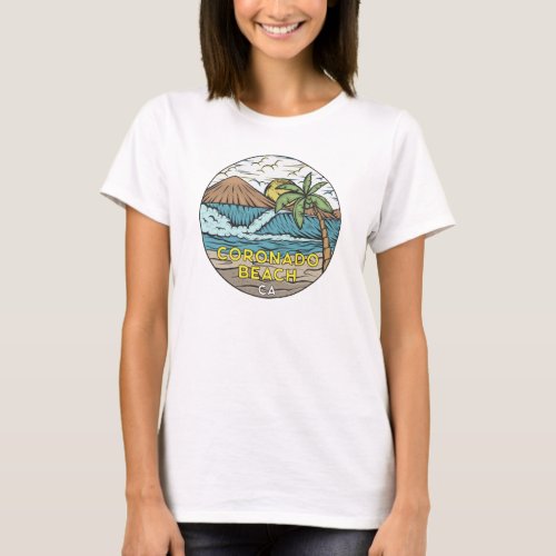 Coronado Beach California Vintage T_Shirt