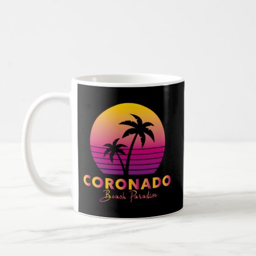 Coronado Beach Paradise Tropical Vibes Summer Vaca Coffee Mug