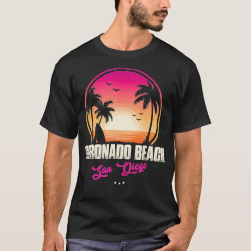 Coronado Beach Souvenir  San Diego Reminder T_Shirt