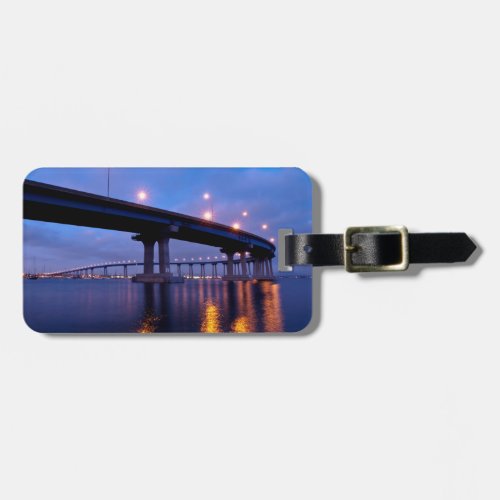 Coronado Bridge at Dusk Luggage Tag