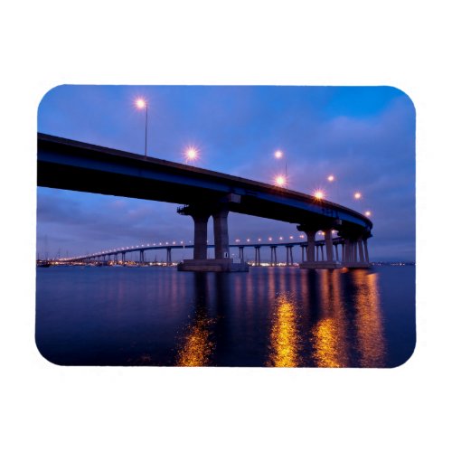 Coronado Bridge at Dusk Magnet