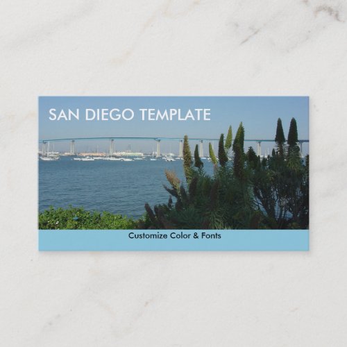 Coronado Bridge San Diego Business Card