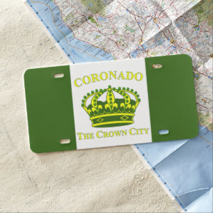 CORONADO, CA LICENSE PLATE