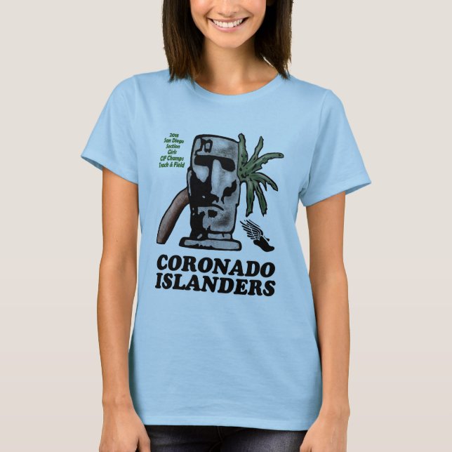 Coronado Girls' 2018 Track Champs T-Shirt (Front)