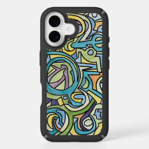 Coronado-Hand Painted Abstract Watercolor Art iPhone 16 Case