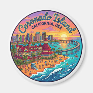 Coronado Island USA Magnet