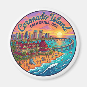 Coronado Island USA Magnet
