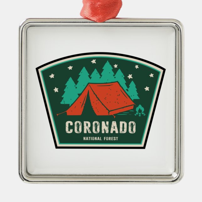 Coronado National Forest Camping Metal Ornament (Front)
